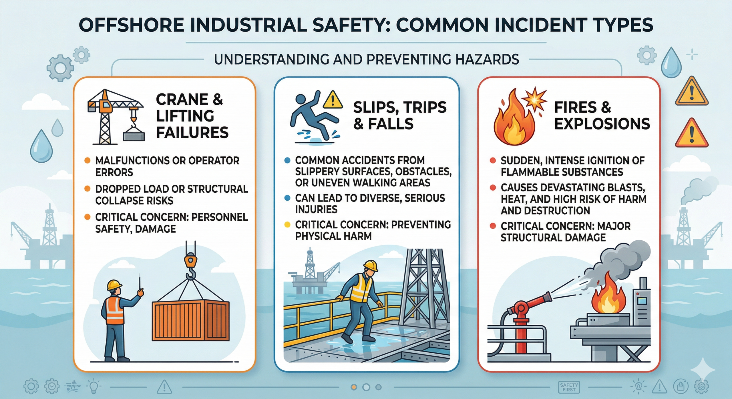 Common Types of Devastating Offshore Incidents